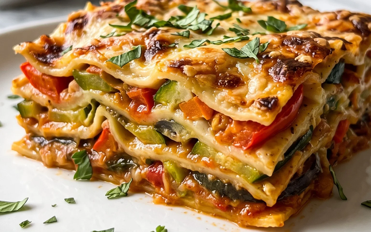 Vegan Rainbow Lasagne