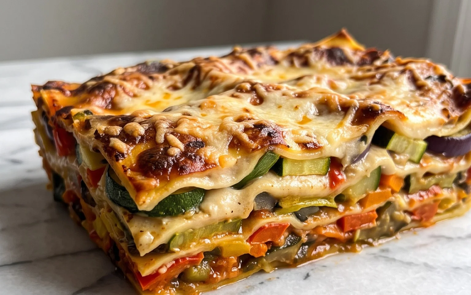 Lasagne Arc-en-ciel Végane : Saveurs et Couleurs