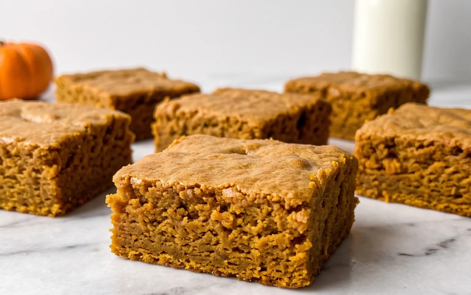 Blondies Citrouille Érable : Végétalien, Sans Gluten