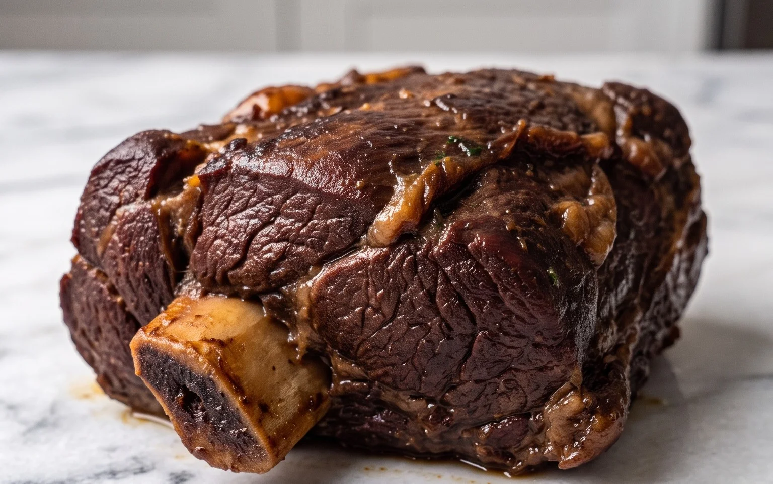 Épaule de bœuf braisée au cidre de pomme fondante