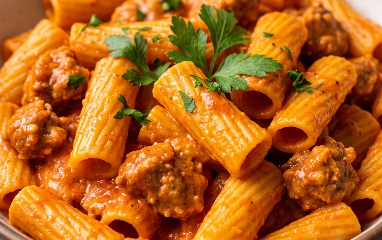 Creamy Sausage Rigatoni (One-Pan, 30-Minute Meal)